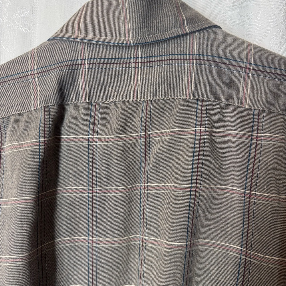 Vintage Men's Arrow Dover Chevella Plaid Shirt - Picture 4 of 7
